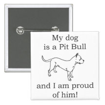 Amour de chien de pitbull badges