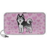 Amour de chien de traîneau sibérien/Malamute d'Ala Haut-parleur iPhone