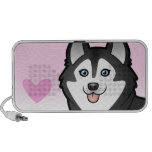 Amour de chien de traîneau sibérien/Malamute d'Ala Mini Haut-parleur
