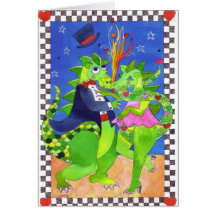 amour de dragon carte de vœux