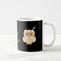 Amour de hibou tasses