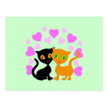 Amour de Kitty Cartes Postales