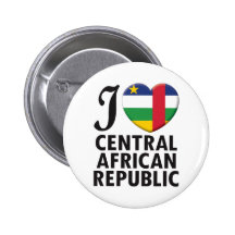 Amour de la république centrafricaine badges avec agrafe