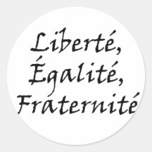 Amour de Les Misérables : Liberté, Égalité, Frater Adhésifs Ronds