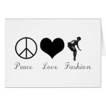Amour de paix et conception de cool de mode ! carte de vœux