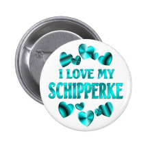 Amour de SCHIPPERKE Pin's Avec Agrafe