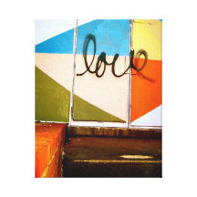 Amour de trottoir impressions sur toile