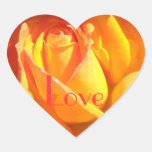 Amour d'orange de rose de San Francisco "! Fleurs  Adhésif