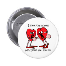 Amour drôle badges avec agrafe