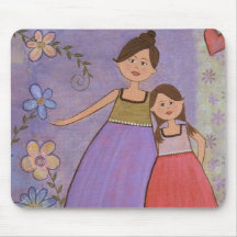 Amour et amitié - Mousepad lunatique Tapis De Souris