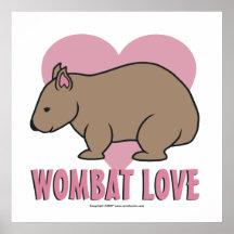 Amour II de wombat Posters