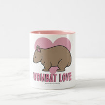 Amour II de wombat Tasses