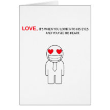 Amour il est quand. cartes de vœux