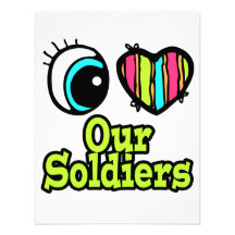 Amour lumineux du coeur I d'oeil nos soldats Invitations