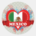 Amour Mexique du cru I Autocollants