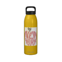 AMOUR NEW YORK - GRAND APPLE BOUTEILLES D'EAU