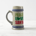 Amour Père Noël de paix Tasse