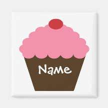 Amour rose de petit gâteau aimant pour réfrigérateur