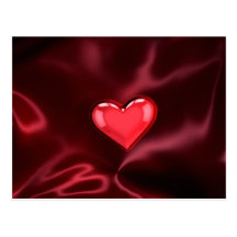 Amour soyeux carte postale