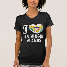Amour W des Îles Vierges américaines T-shirt