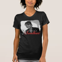 Amoureuse de Sarah Palin Amérique T-shirts