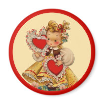Amoureux vintage de coeurs