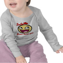 AMOURS DE JÉSUS DE SOURIRE VOUS T-SHIRTS