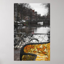 Amsterdam - divan dans Nieumarkt Posters
