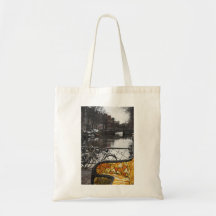 Amsterdam - Laag in Nieumarkt Canvas Tassen