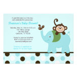 Amusement dans l'invitation d'éléphant de jungle - invitations