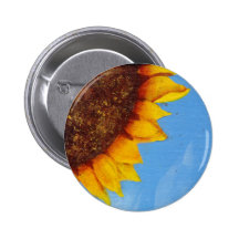 Amusement de tournesol pin's avec agrafe