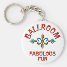 Amusement fabuleux de salle de bal porte-clef
