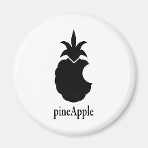 ananas koelkast magneet