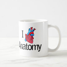 Anatomie de coeur tasses