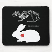 Anatomie de lapin tapis de souris