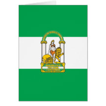 Andalucia Vlag Wenskaart