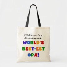 Anders Genoemd geworden Beste T-shirts Opa en Gift Draagtas