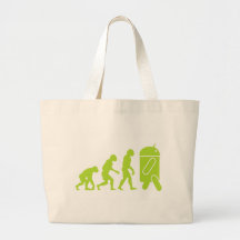Androïde Evolutie Canvas Tas