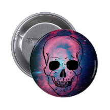 andromeda en schedel speldbuttons