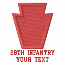 ANG de la Pennsylvanie - 28ème infanterie Polo Avec Broderie