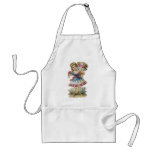 Ange floral victorien tablier