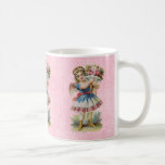 Ange floral victorien tasses à café