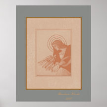 ange musical, crayon de conte posters