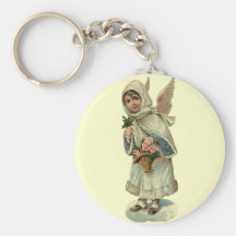 Anges de Noël Porte-clefs