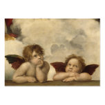 Anges de Raphael Modèle De Carte De Visite