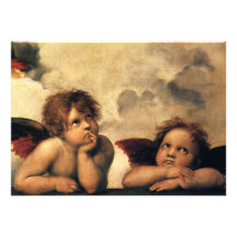 Anges de Sistine Madonna par Raphael Sanzio Faire-parts