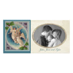 Anges vintages de Noël Photocarte Customisée