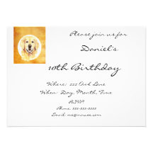 Animal familier fait sur commande de chien de gold