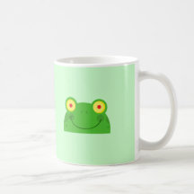 Animal mignon heureux amphibie de bande dessinée d mugs à café