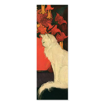 Animaux de compagnie vintages, portrait blanc élég modèles de cartes de visite